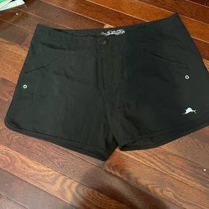 Pelagic Hybrid black womens shorts